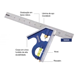 Esquadro Combinado Professional